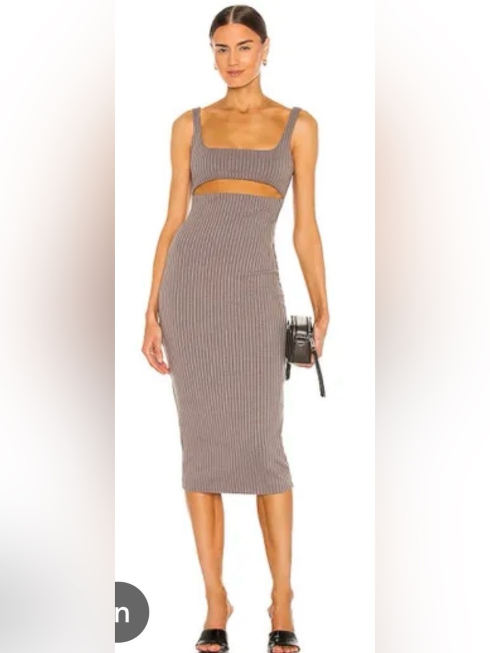 h:ours Pola Midi Bodycon Dress